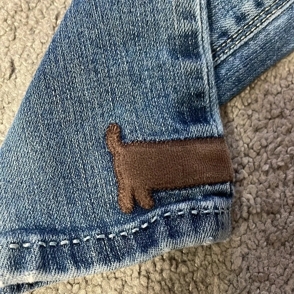 Gymboree Vintage 2010 Blue Jeans Dog Print | Size 3T FLAW